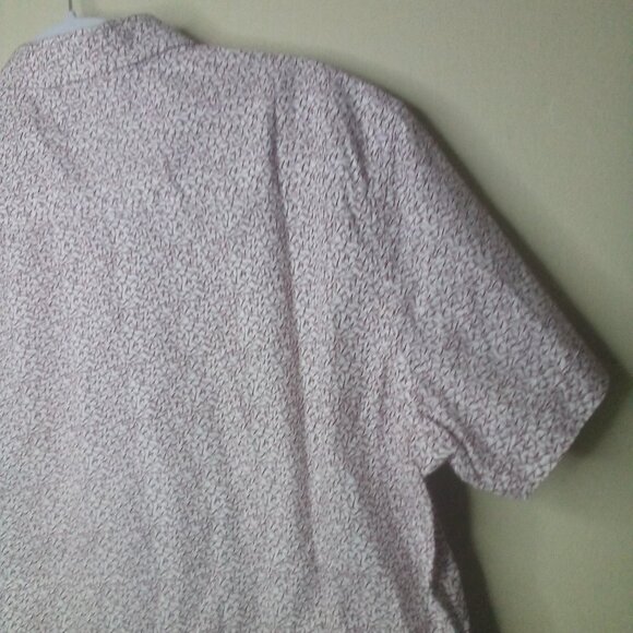 Bobois Collection Shirt Men XXL Button Up European Style Short Sleeve Pattern - Picture 15 of 16